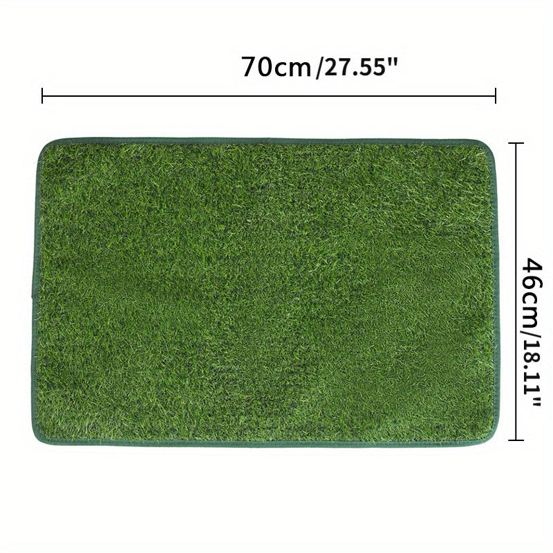 KFX-7955389 Washable Reusable Dog and Cat Toilet Training Mat with Artificial Grass - Available in Multiple Sizes