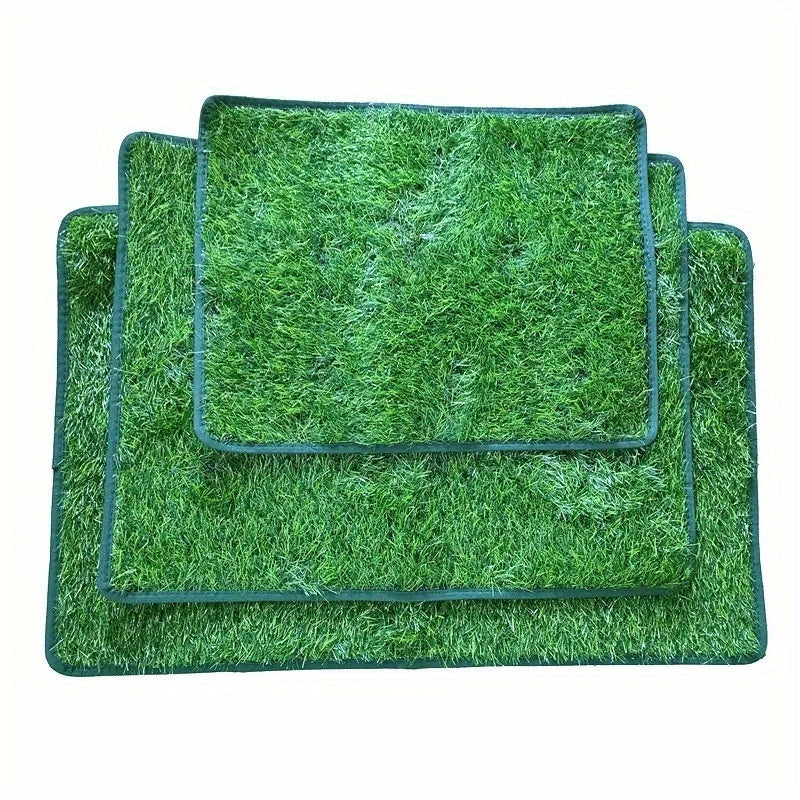 KFX-7955389 Washable Reusable Dog and Cat Toilet Training Mat with Artificial Grass - Available in Multiple Sizes