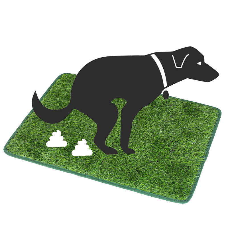 KFX-7955389 Washable Reusable Dog and Cat Toilet Training Mat with Artificial Grass - Available in Multiple Sizes