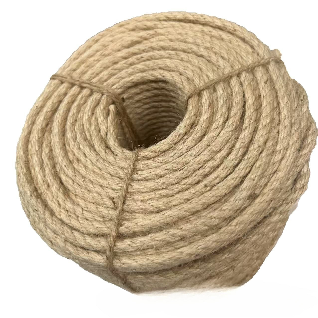 KFX-7957181 Sisal Hemp Rope for Cat Climbing Frames & Scratching Posts - Available in 15m, 30m, and 60m Lengths