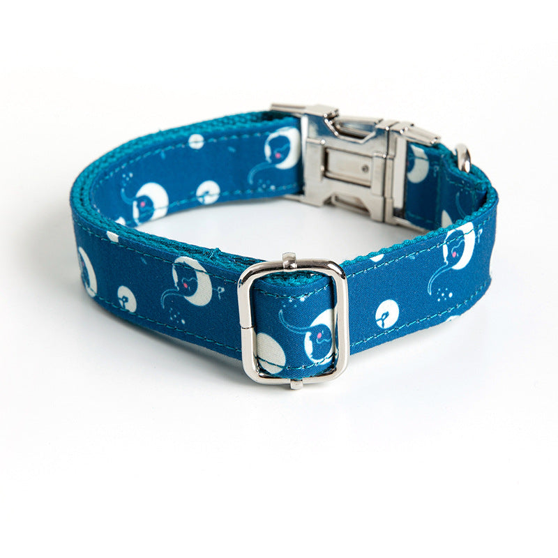 KFX-7959869 Outdoor Safety Nylon Dog Walking Collar - Available in Multiple Sizes: XS to XL