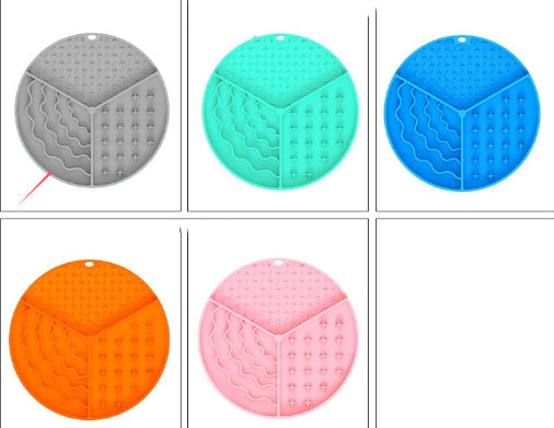 KFX-7962685 Silicone Non-Slip Pet Food Bowl in Multiple Colors
