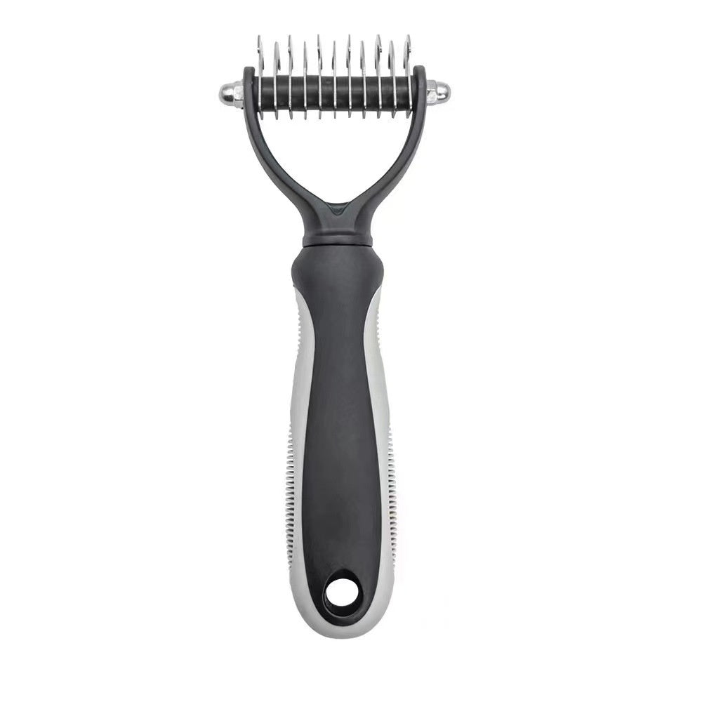 KFX-7969213 Stainless Steel Pet Hair Unknotting Comb for Dogs and Cats in Various Sizes and Colors