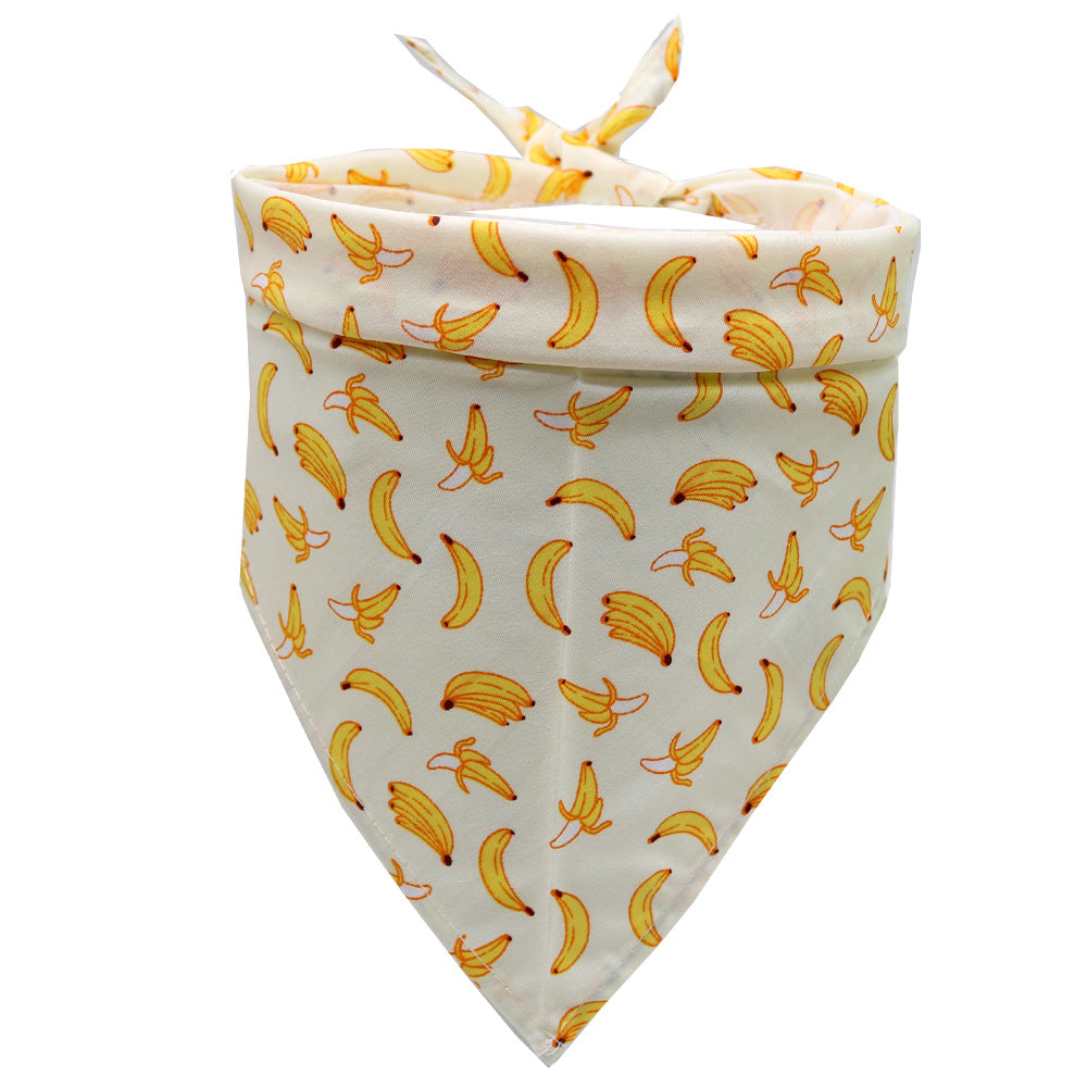 KFX-7971005 Pet Saliva Towel for Dogs - Cotton Triangle Towel, Small and Medium/Large Sizes Available