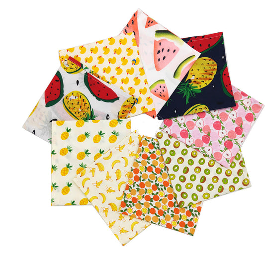 KFX-7971005 Pet Saliva Towel for Dogs - Cotton Triangle Towel, Small and Medium/Large Sizes Available