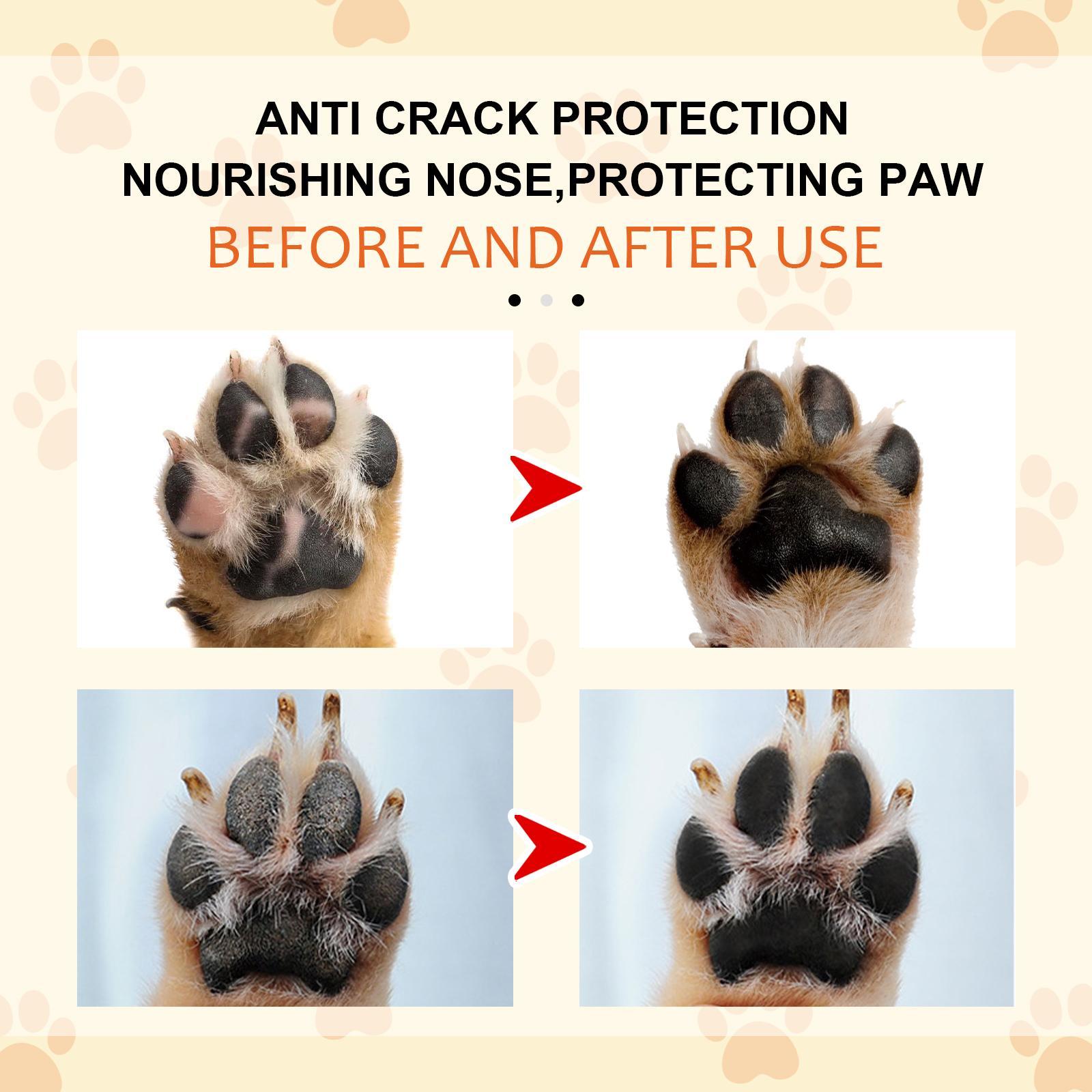 KFX-7971261 Pet Moisturizing Paw Cream for Cats and Dogs - Softens & Protects Dry Cracked Pads