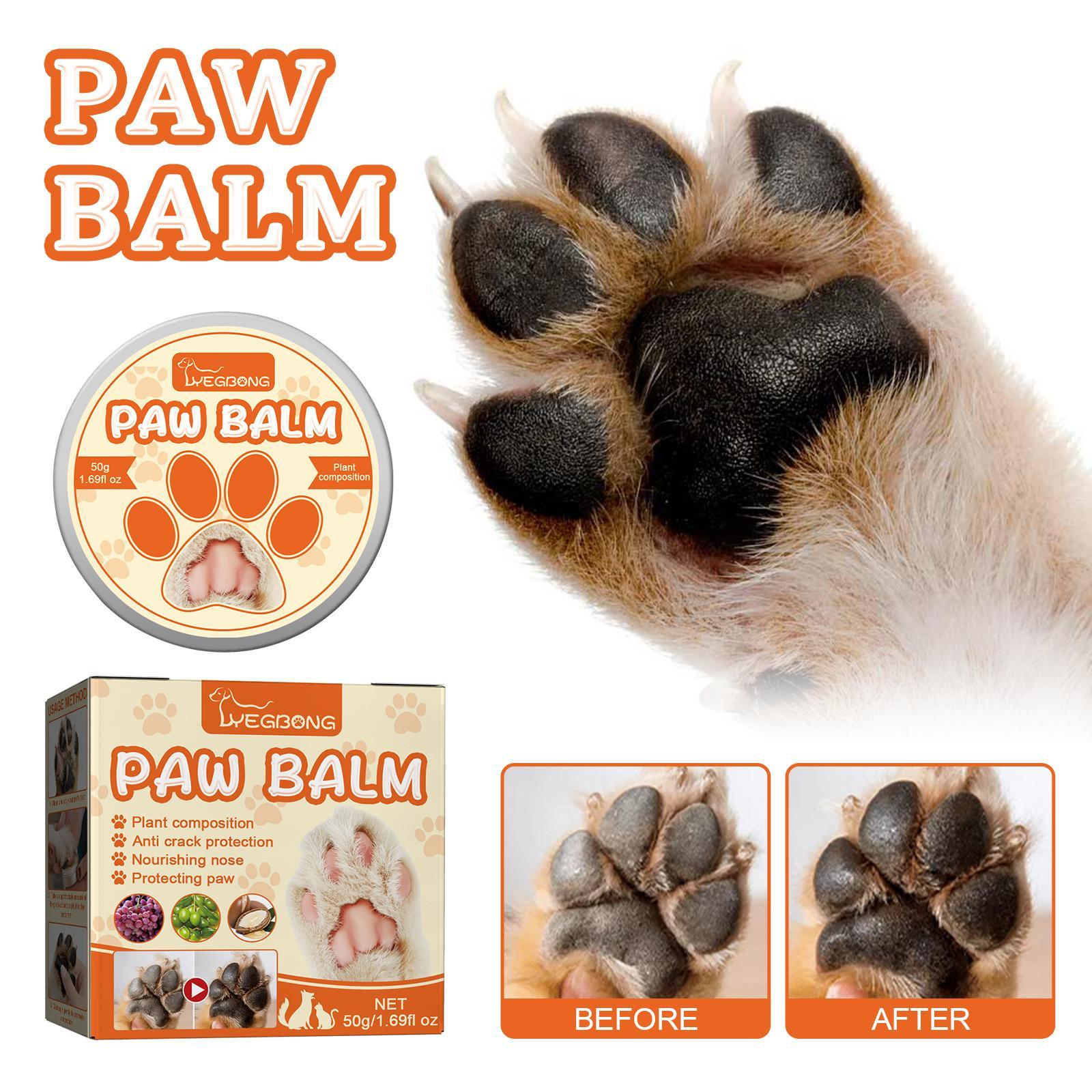 KFX-7971261 Pet Moisturizing Paw Cream for Cats and Dogs - Softens & Protects Dry Cracked Pads