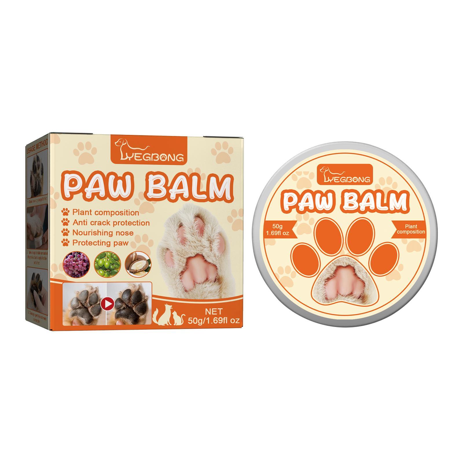 KFX-7971261 Pet Moisturizing Paw Cream for Cats and Dogs - Softens & Protects Dry Cracked Pads