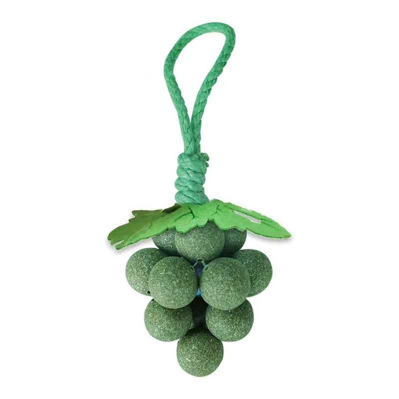 KFX-7972029 Mint Flavor Grape Cluster Teaser Molar Cat Toy for Interactive Play