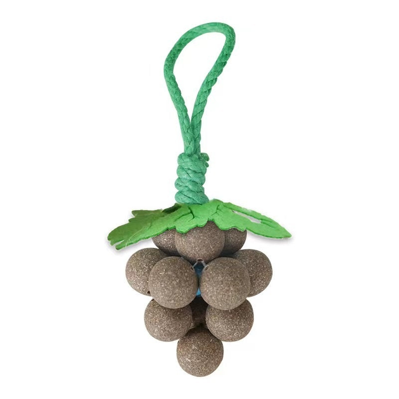 KFX-7972029 Mint Flavor Grape Cluster Teaser Molar Cat Toy for Interactive Play