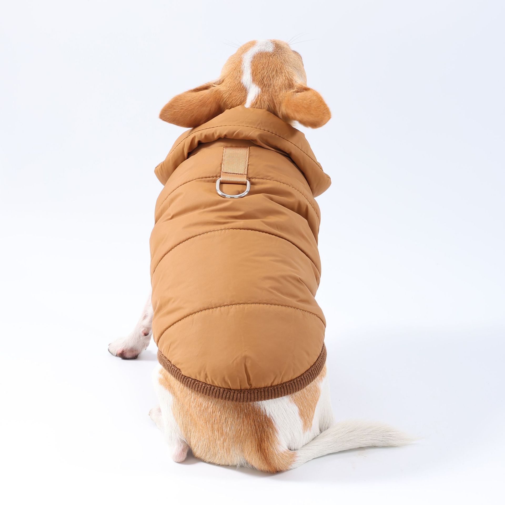 KFX-7973949 Stylish Traction Dog Coat in Black, Red, or Brown - Sizes XS to XL