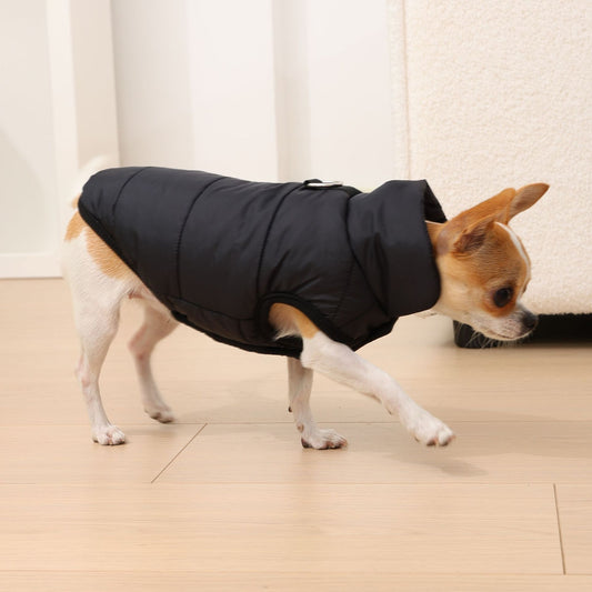 KFX-7973949 Stylish Traction Dog Coat in Black, Red, or Brown - Sizes XS to XL