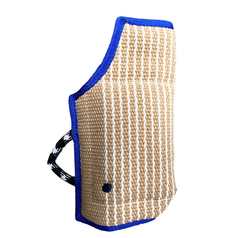 KFX-7974205 Dog Training Open Sleeve – Durable Linen Nipping Sleeve Protector with Color Edges