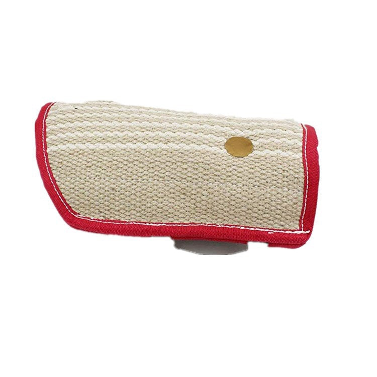 KFX-7974205 Dog Training Open Sleeve – Durable Linen Nipping Sleeve Protector with Color Edges