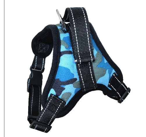 KFX-7978429 Reflective Nylon Chest Harness for Dogs and Cats - Scalable & Breathable Design