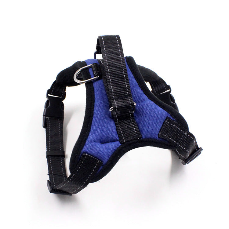 KFX-7978429 Reflective Nylon Chest Harness for Dogs and Cats - Scalable & Breathable Design