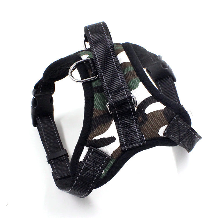 KFX-7978429 Reflective Nylon Chest Harness for Dogs and Cats - Scalable & Breathable Design