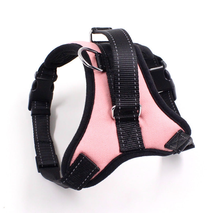 KFX-7978429 Reflective Nylon Chest Harness for Dogs and Cats - Scalable & Breathable Design