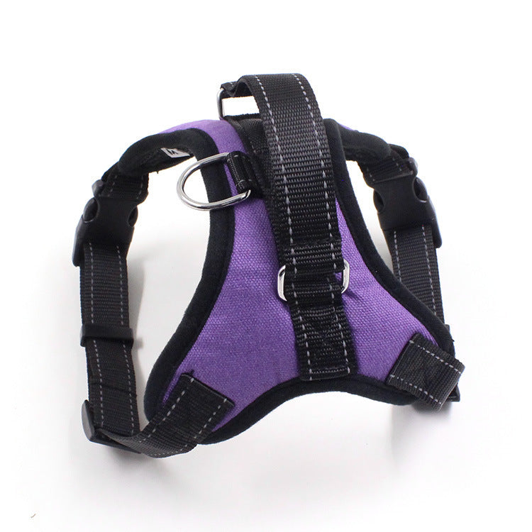 KFX-7978429 Reflective Nylon Chest Harness for Dogs and Cats - Scalable & Breathable Design