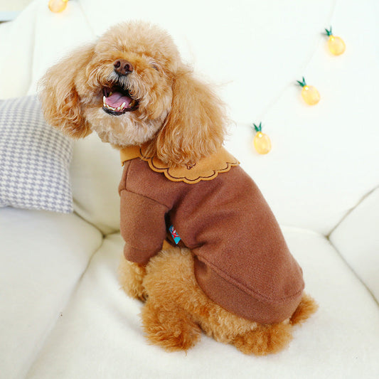 KFX-7979709 Thick Woolen Sweater for Dogs - Warm, Lightweight, and Stylish Winter Pet Apparel
