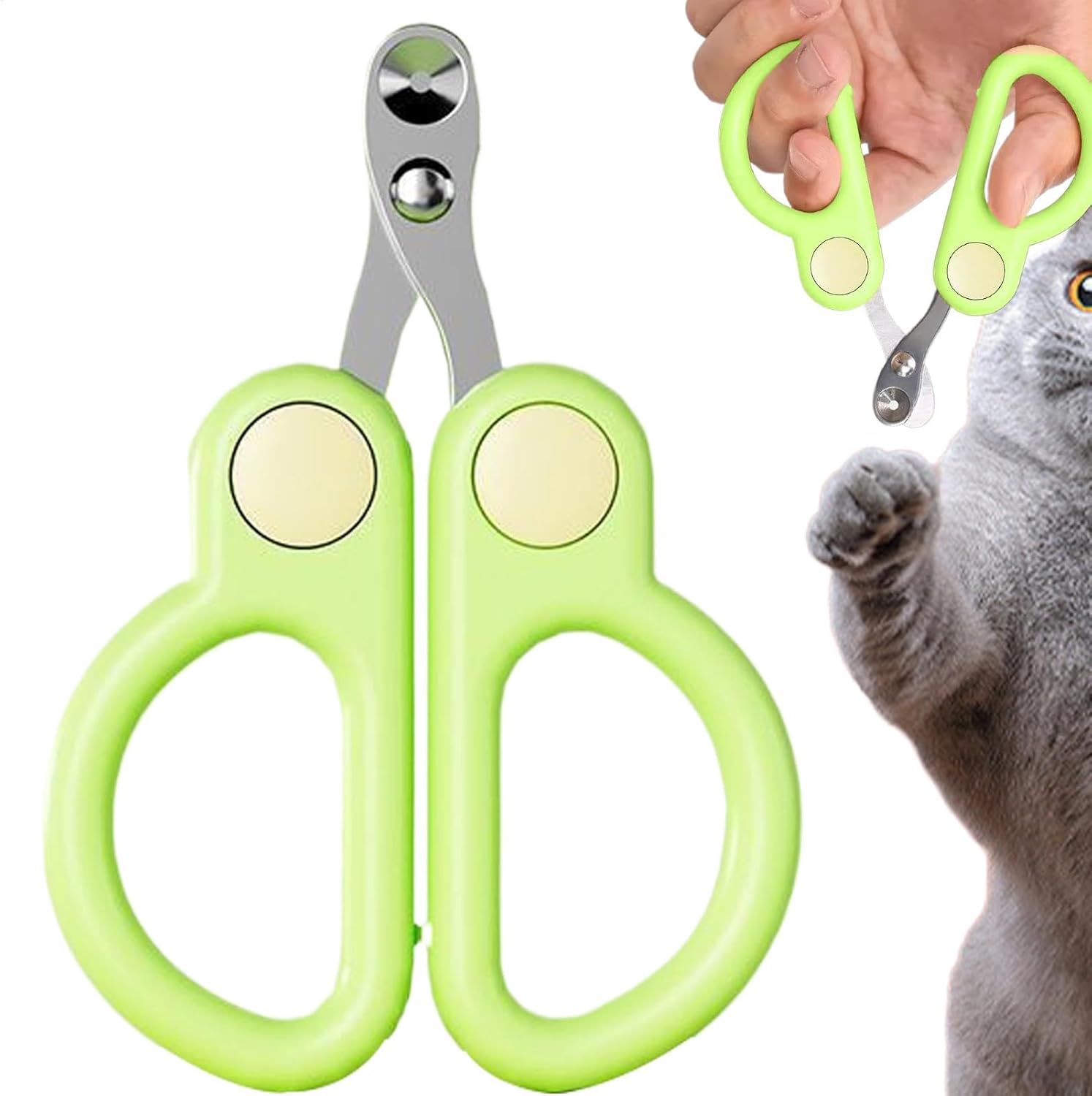 KFX-7982909 Portable Cat Nail Clippers for Easy Grooming of Cats, Kittens, Puppies, and Small Dogs – Durable Stainless Steel Design