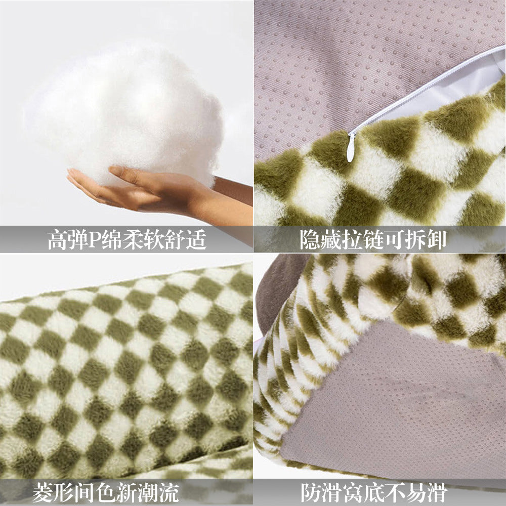 KFX-7984957 Plush Removable and Washable Pet Kennel for All Seasons - Multiple Colors Available