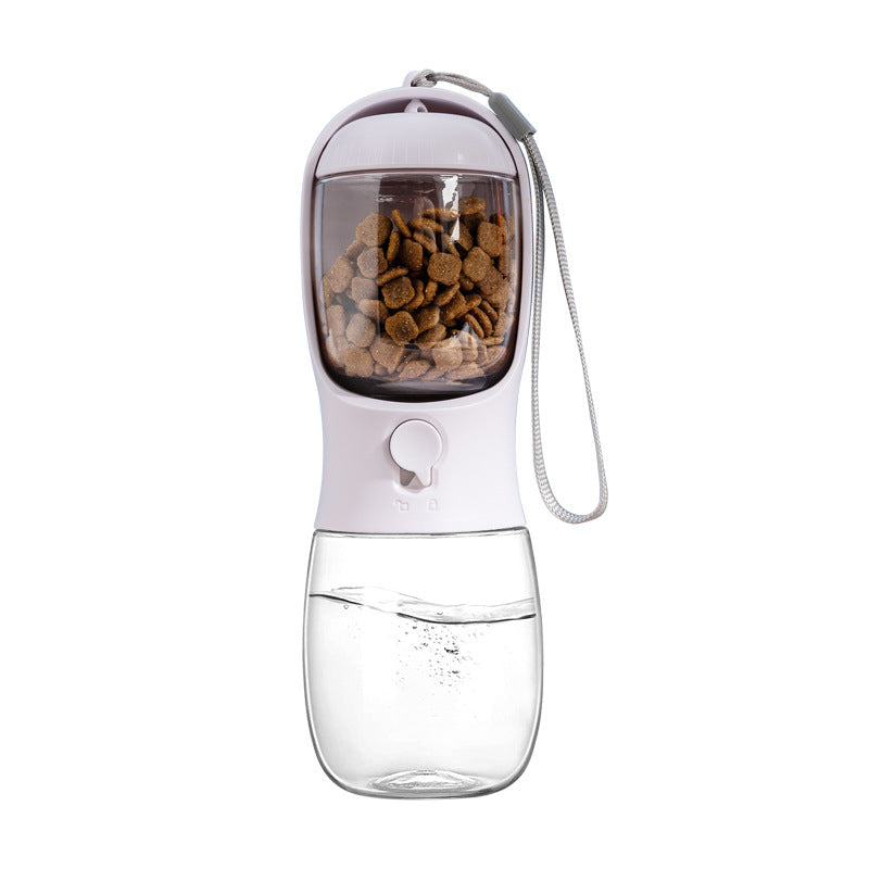 KFX-7986365 Portable Dog Water Bowl and Food Container Dispenser for Pets on the Go