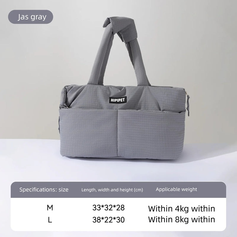 KFX-7987133 Portable Dog Car Seat with Adjustable Safety Leash for Small Pets - Soft Cushion Design with Waterproof Exterior