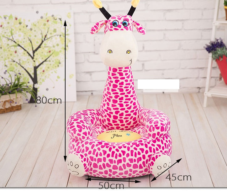 KFX-7988925 Cartoon Animal Pet Sofa - Giraffe, Bear, Dog, Frog, Monkey, Elephant, Duck, Turtle Options