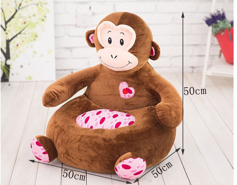 KFX-7988925 Cartoon Animal Pet Sofa - Giraffe, Bear, Dog, Frog, Monkey, Elephant, Duck, Turtle Options