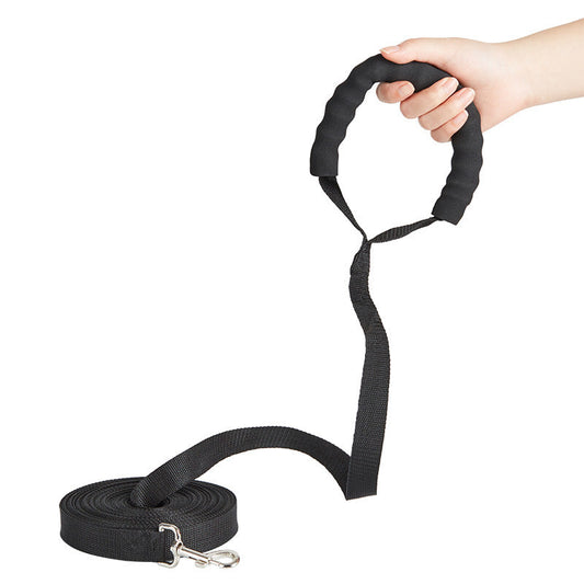 KFX-7990461 Durable Long Traction Rope with Sponge Cover for Dogs - Various Lengths Available