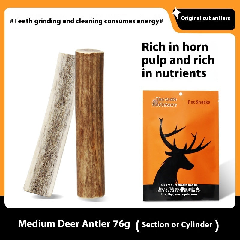 KFX-7990717 Bite-Resistant Antler Chews for Dental Health - Small, Medium, Large Options