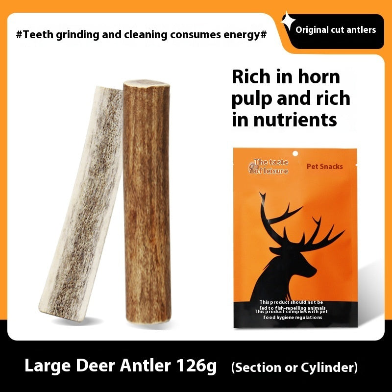 KFX-7990717 Bite-Resistant Antler Chews for Dental Health - Small, Medium, Large Options