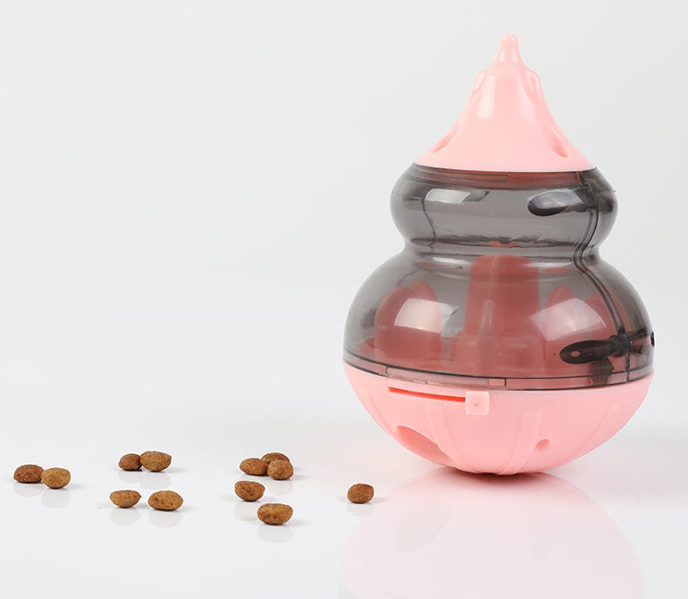 KFX-7991485 Gourd-Shaped Dog Food Dispensing Toy for All Breeds - Interactive Educational Play