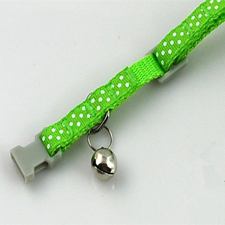 KFX-7992637 Adjustable Pet Collar for Cats and Dogs - Available in Green and Yellow
