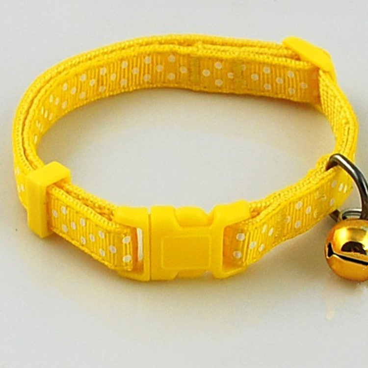 KFX-7992637 Adjustable Pet Collar for Cats and Dogs - Available in Green and Yellow