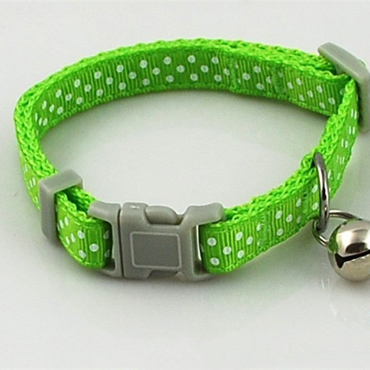 KFX-7992637 Adjustable Pet Collar for Cats and Dogs - Available in Green and Yellow