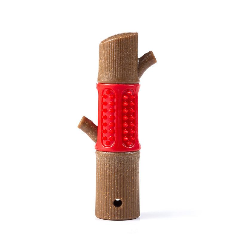 KFX-7999037 Colorful Pet Bite Toy Molar Rod for Teeth Cleaning - Made of Wood, Plastic, TPR