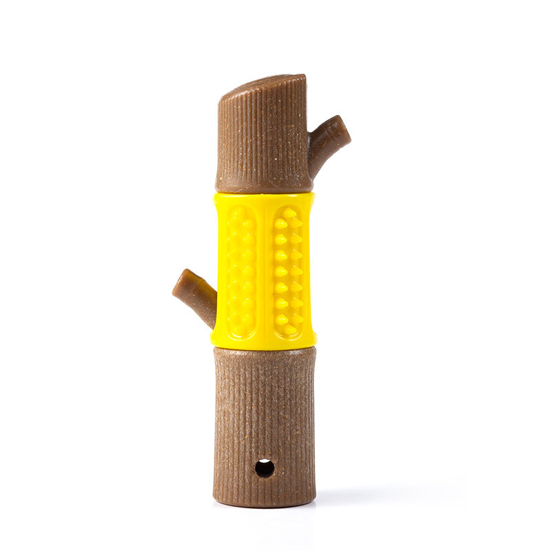 KFX-7999037 Colorful Pet Bite Toy Molar Rod for Teeth Cleaning - Made of Wood, Plastic, TPR