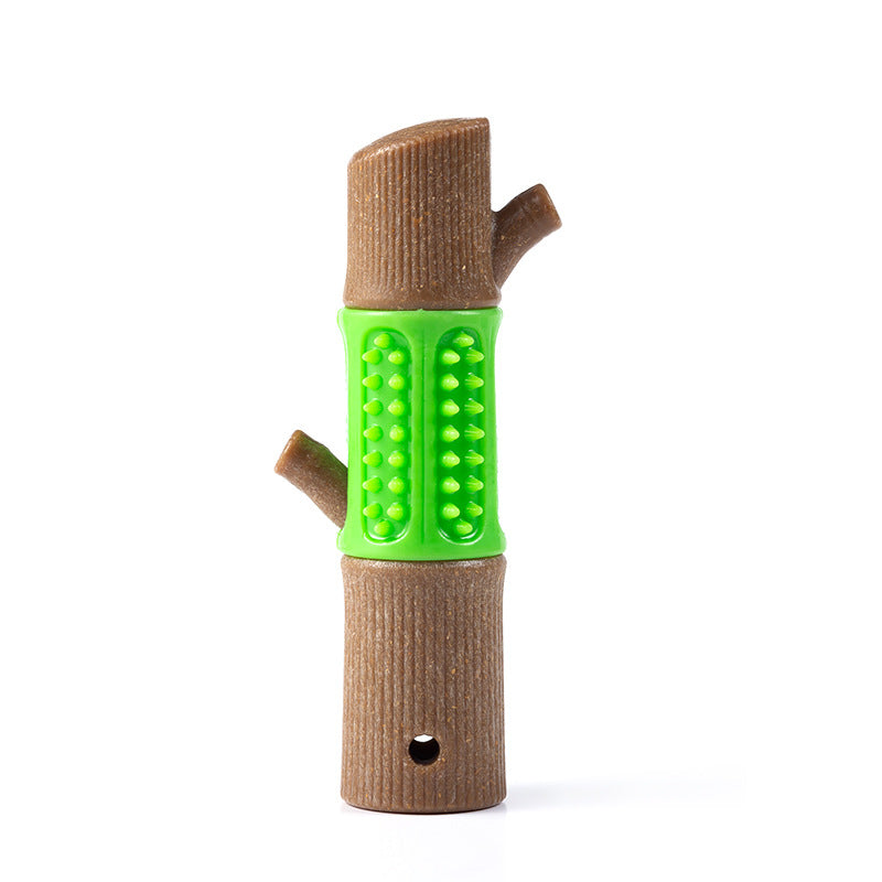 KFX-7999037 Colorful Pet Bite Toy Molar Rod for Teeth Cleaning - Made of Wood, Plastic, TPR
