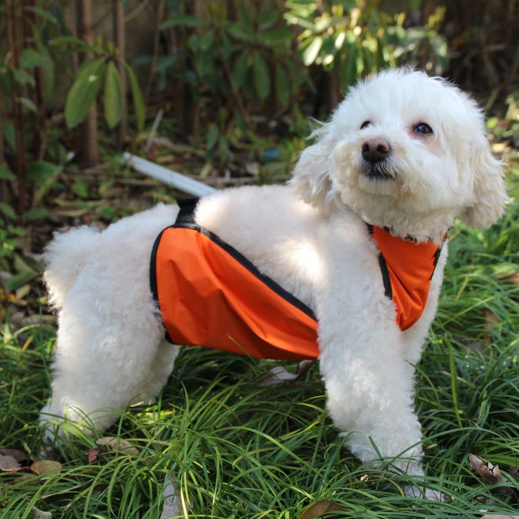 KFX-8002749 Waterproof Pet Apron for Belly Protection, Easy On and Off, Polyester & Short Plush Material