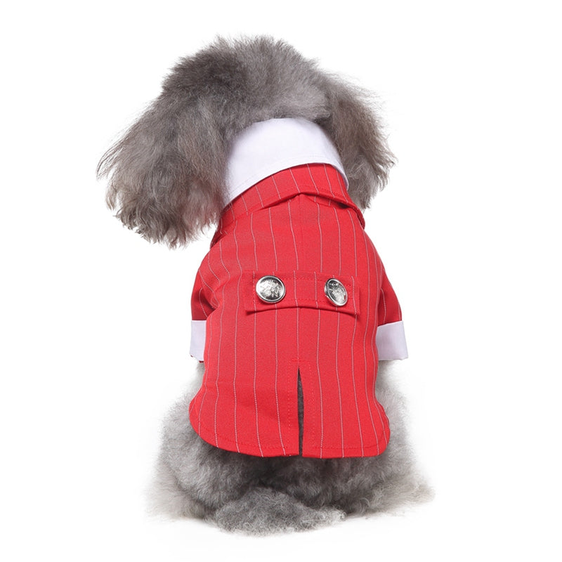 KFX-8004541 Stylish Dog Dress Tuxedo for Weddings and Special Events