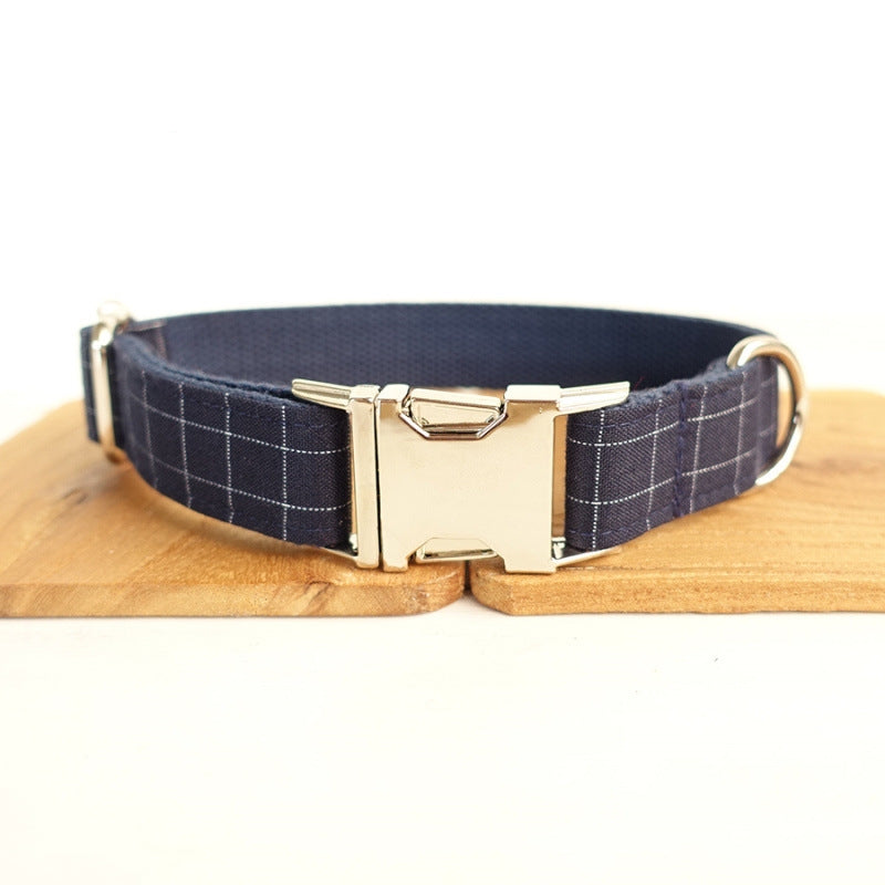 KFX-8005949 Comfortable Double Bow Dog Collar Made of Durable Polyester