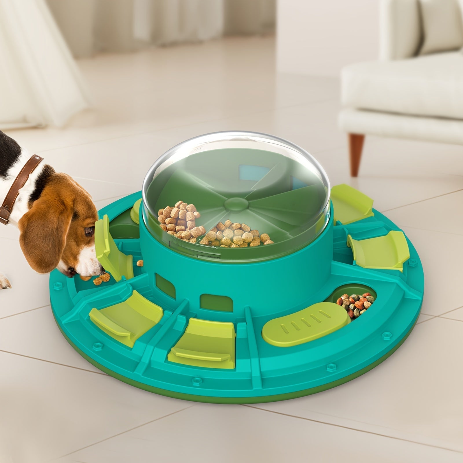KFX-8006973 Interactive Pet Puzzle Toy for IQ Development and Slow Feeding, Non-Electric Design, Suitable for All Dog Sizes