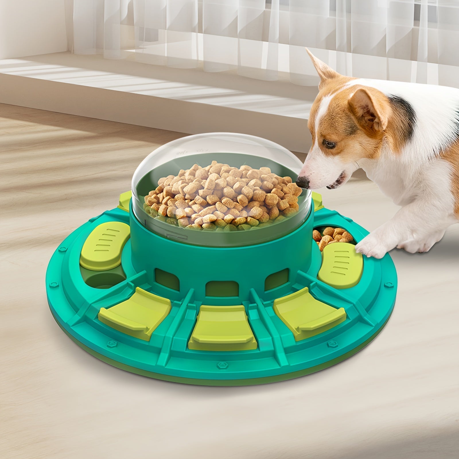 KFX-8006973 Interactive Pet Puzzle Toy for IQ Development and Slow Feeding, Non-Electric Design, Suitable for All Dog Sizes