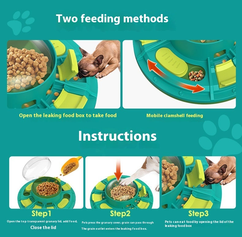 KFX-8006973 Interactive Pet Puzzle Toy for IQ Development and Slow Feeding, Non-Electric Design, Suitable for All Dog Sizes