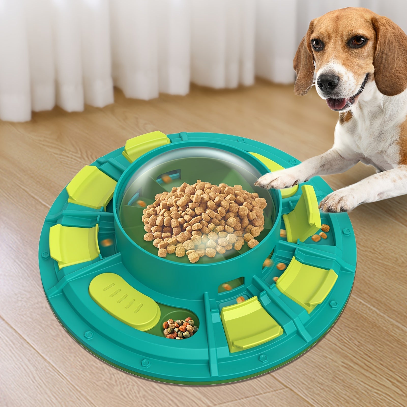 KFX-8006973 Interactive Pet Puzzle Toy for IQ Development and Slow Feeding, Non-Electric Design, Suitable for All Dog Sizes