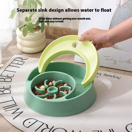 KFX-8008125 Automatic Cat Feeder with Integrated Water and Grain Bowl - Plastic, Multiple Colors