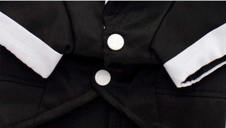 KFX-8010301 Stylish Cotton Wedding Suit for Male Pets - Available in Various Sizes S-XXL