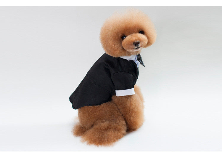 KFX-8010301 Stylish Cotton Wedding Suit for Male Pets - Available in Various Sizes S-XXL